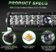 Kubota RTV Double Row Laser Lightbar by SD Lighting - CS-L-Double-EPR